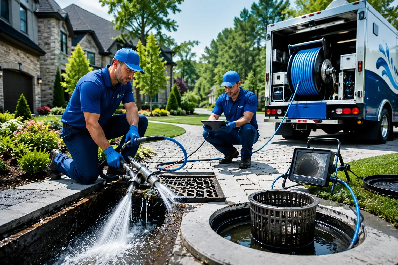 Local outdoor drain cleaning professionals in High Island, TX
